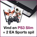 Vind en PS3 Slim + 2 EA Sports spil