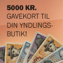 Vind 5000 kr. til din favoritbutik