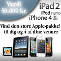 Vind iPhone 4S, iPod nano og iPad 2