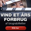 Vind et års forbrug af biografbilletter
