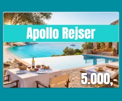 Vind 5.000 kr. til Apollo Rejser